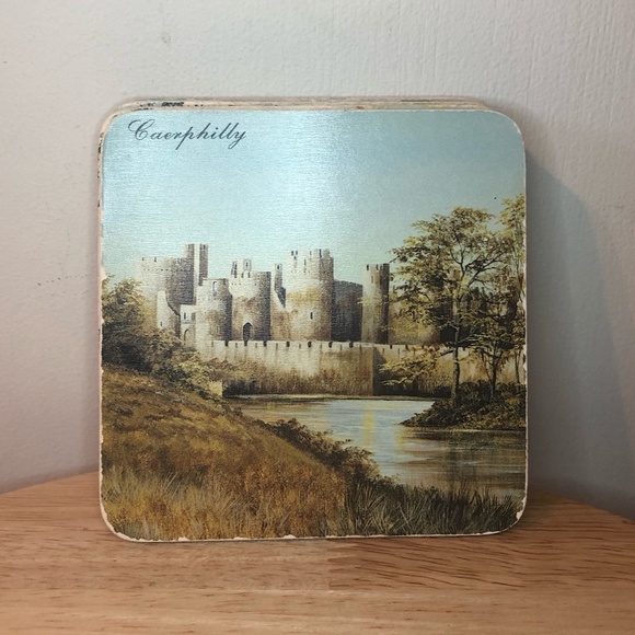 Set of 6 vintage historical European coasters GUC - Picture 4 of 8